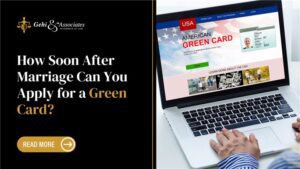 how soon after marriage can you apply for green card