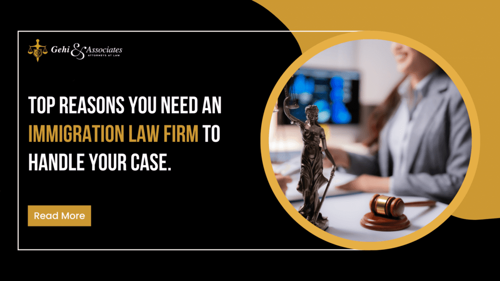top reasons you need an immigration law firm to handle your case
